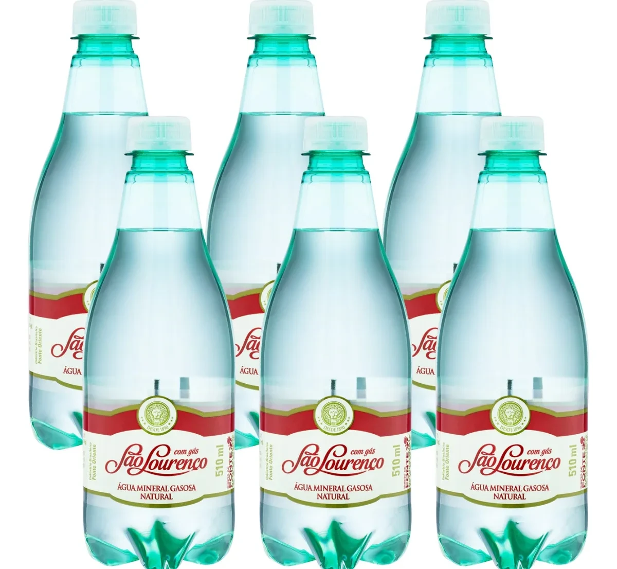 Água São Lourenço Pack 6x510ml: Oferta Especial e Sabor Incomparável! Água São Lourenço - Água Mineral São Lourenço Premium 6x510ml