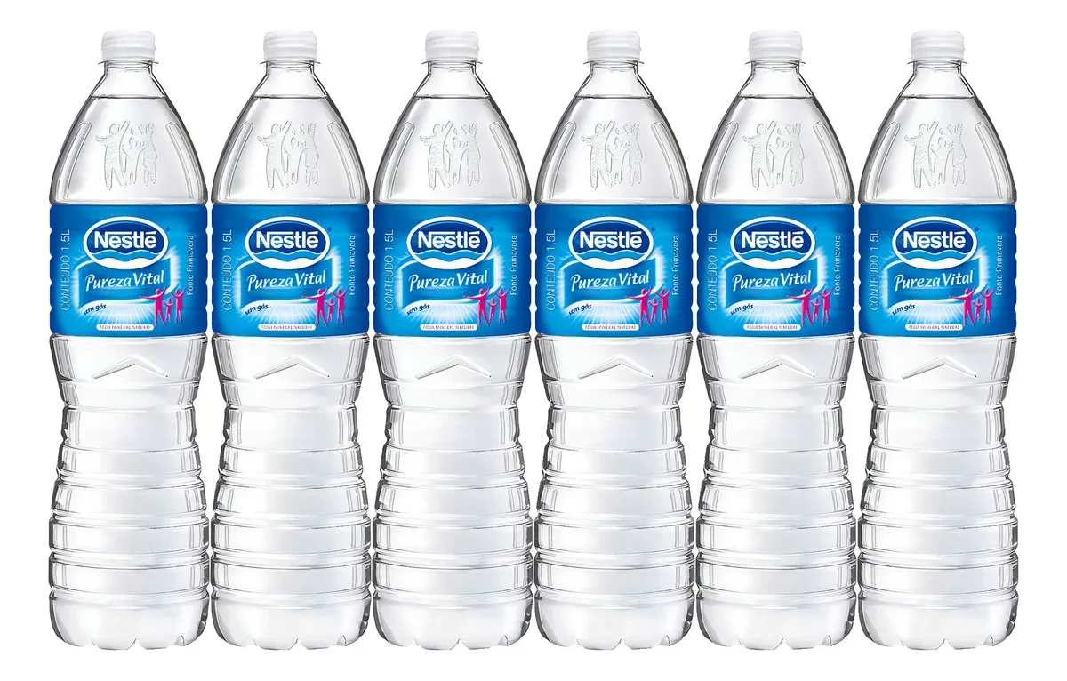 Água Mineral Nestle Pureza Vital 1,5l Pack 6 Unid | Frete Grátis água mineral nestle pureza vital - Água Mineral Nestle Pureza Vital Sem