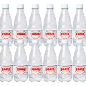 Água Mineral Prata Com Gás 370ml Pack C/12unid