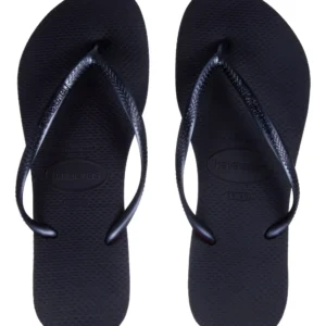 Chinelo Havaianas Slim Feminino - Chinelo Feminino Slim Havaianas Preto