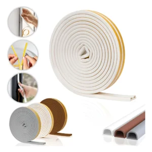 veda frestas - Fita Veda Frestas Janela Porta 6mm