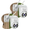 câmera wifi prova d'água - Kit 2 Câmera HW Speed Dome