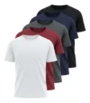 Camiseta Dry Fit Masculina - Kit 5 Camisetas Básicas Masculina Dry