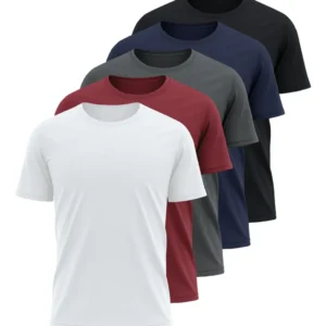 Camiseta Dry Fit Masculina - Kit 5 Camisetas Básicas Masculina Dry