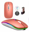 Mouse Sem Fio - Mouse Homeroarte RF-600B Rosa Gold