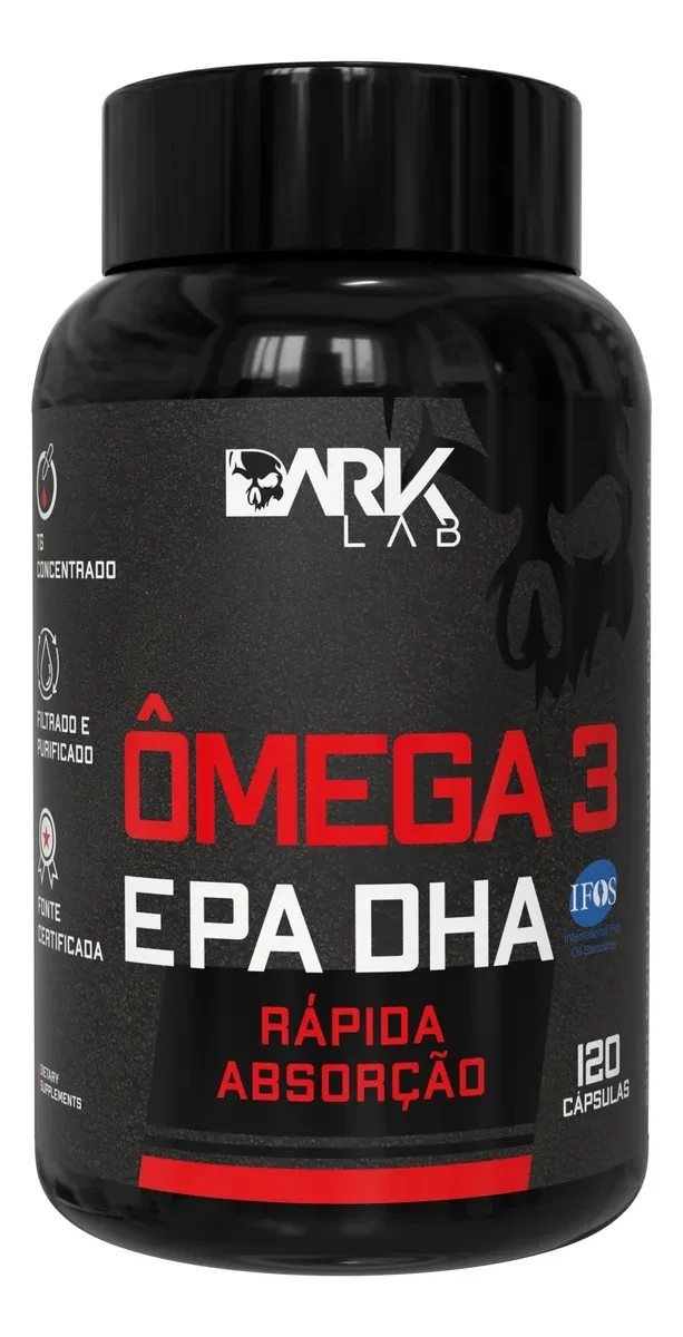 Ômega 3 Epa Dha 120 Cápsulas Dark Lab Ômega 3 Epa Dha 120 Cápsulas Dark Lab