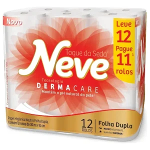 Papel Higiênico Neve Toque de Seda - Papel Higiênico Neve Toque de Seda