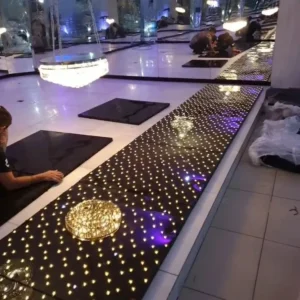 pista de dança led - Pista Paris Dança Led Santista Pingos