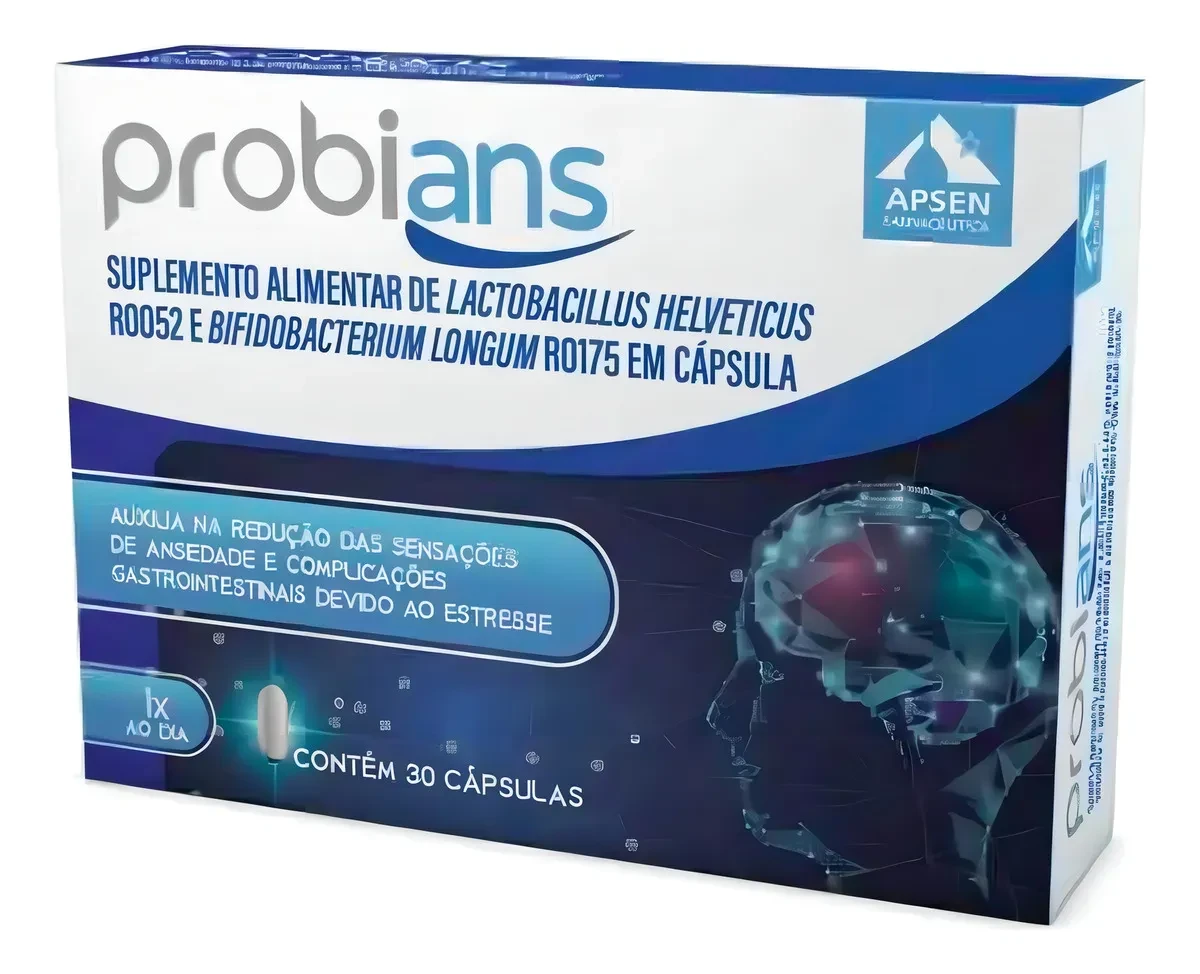 Probians Apsen 30 Cápsulas: Probiótico para uma Flora Intestinal Saudável Probians - Probians Apsen 30 Cápsulas