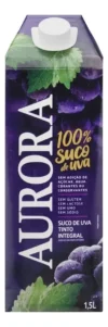 Suco de Uva Aurora - Suco de Uva Aurora Tinto Integral