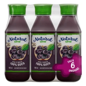 Suco de uva e maçã Natural One - Suco de Uva e Maçã Natural