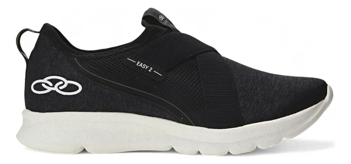 Tênis Feminino Olympikus Easy 2 Preto Original com Desconto Tênis Feminino Olympikus Easy 2 - Tênis Feminino Easy 2 Olympikus