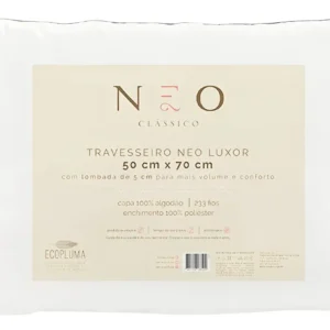 Travesseiro Neo Luxor - Travesseiro Neo Luxor Camesa 50x70