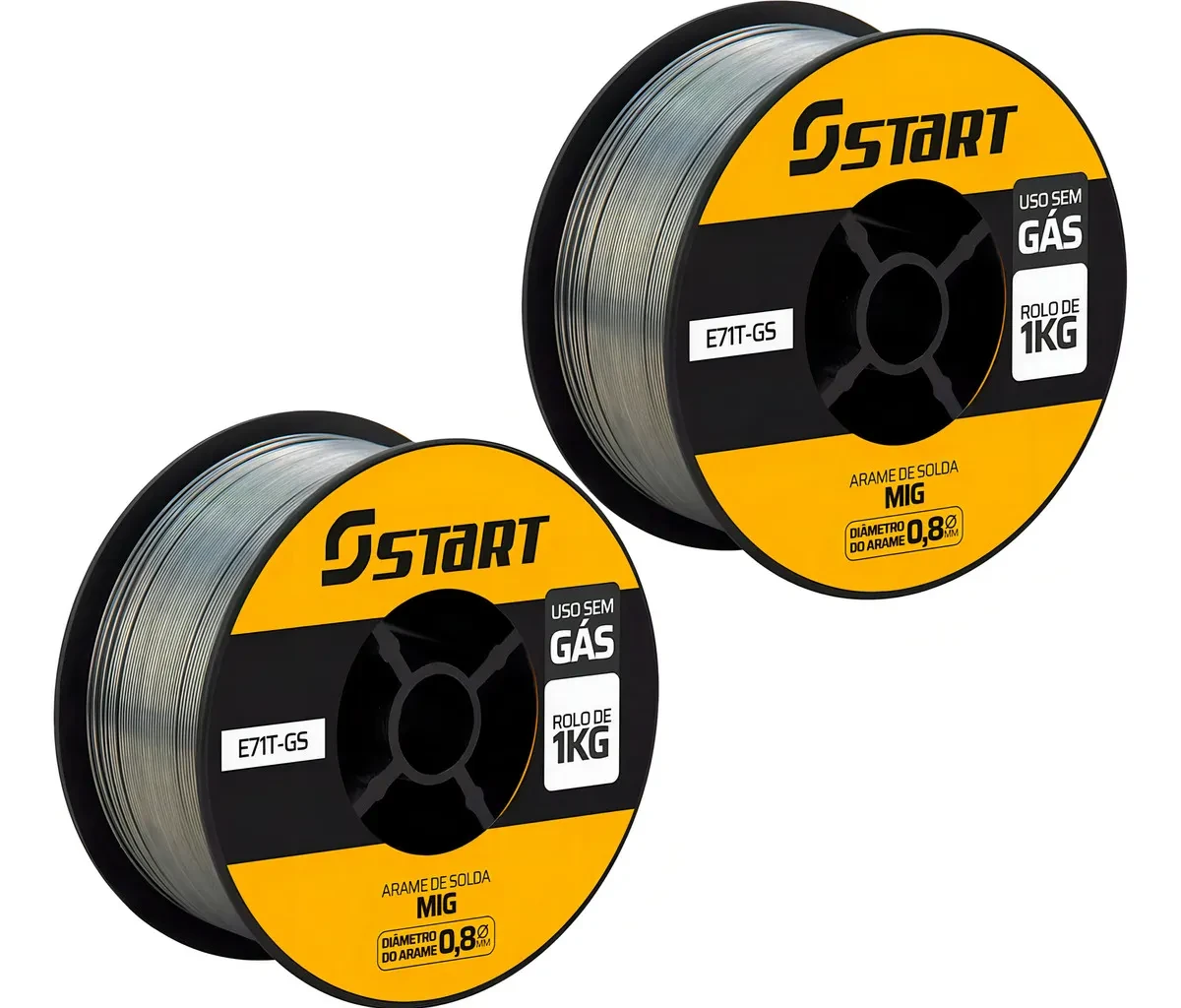 Arame de Solda Mig 0.8mm Start - Kit 2 Rolos - Frete Grátis e Oferta! Arame de Solda Mig - Arame de Solda Mig Start 0.8mm