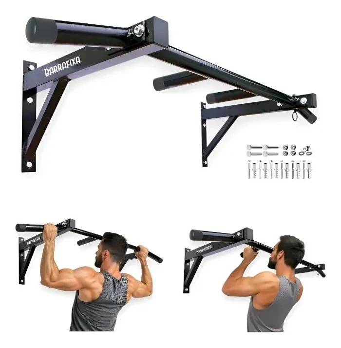 Barra Fixa de Parede Pull-up Mista | Frete Grátis + Melhor Preço barra fixa de parede - Barra Fixa BARRAFIXA Mista De 50