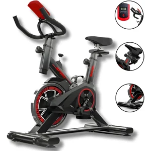 bicicleta spinning - Bicicleta Ergométrica OmnieFit Spinning Vermelho