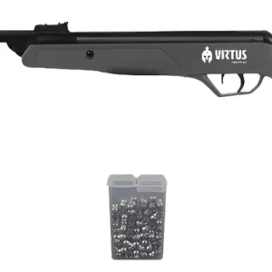 Carabina Pressão Arete Grey 5.5mm Cbc Virtus + Chumbo Cinza-escuro