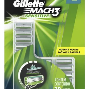 Gillette Mach3 Sensitive - Carga para Lâmina de Barbear Gillette