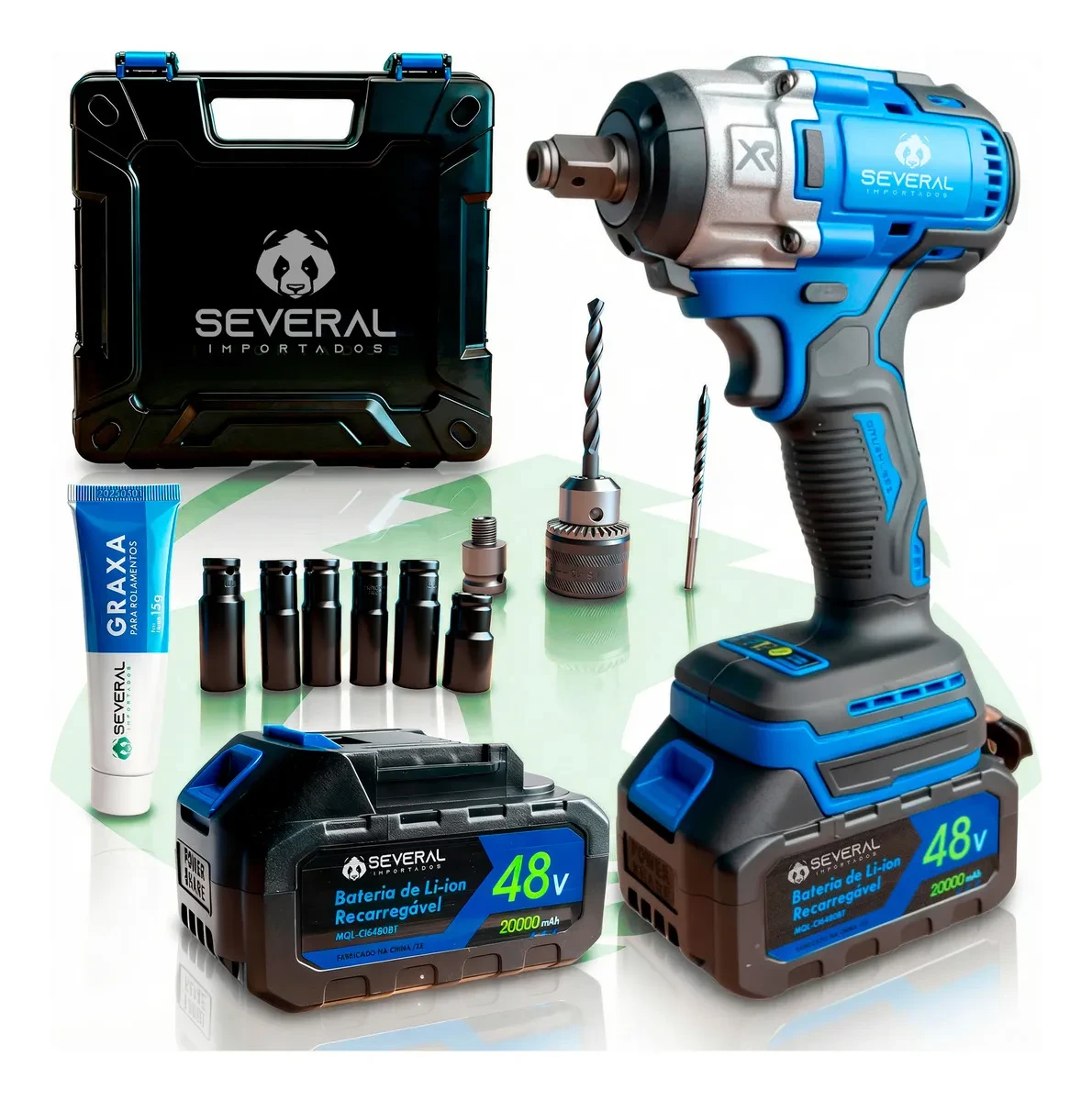 Chave de Impacto Furadeira 48V Azul Several Importados: Melhor Preço e Oferta chave de impacto - Chave de Impacto Several Importados Furadeira