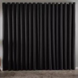 Cortina Blackout Em Tecido 4,00×2,80 Corta Luz Cor Preta