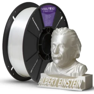 Filamento PLA Branco Pérola - Filamento PLA Pérola V-silk Premium Voolt3D