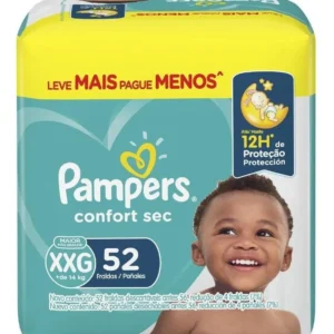 fralda pampers xxg - Fralda Pampers Confort Sec XXG