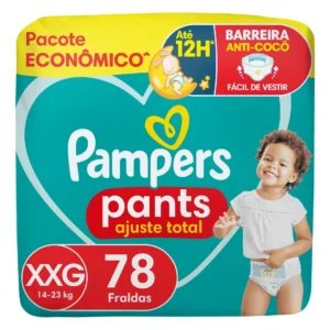 fralda pampers pants xxg - Fralda Pampers Pants Ajuste Total XXG