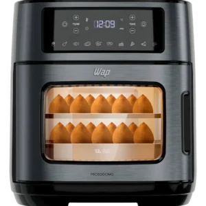Air Fryer Oven 12 Litros - Fritadeira Elétrica Air Fryer Oven Black