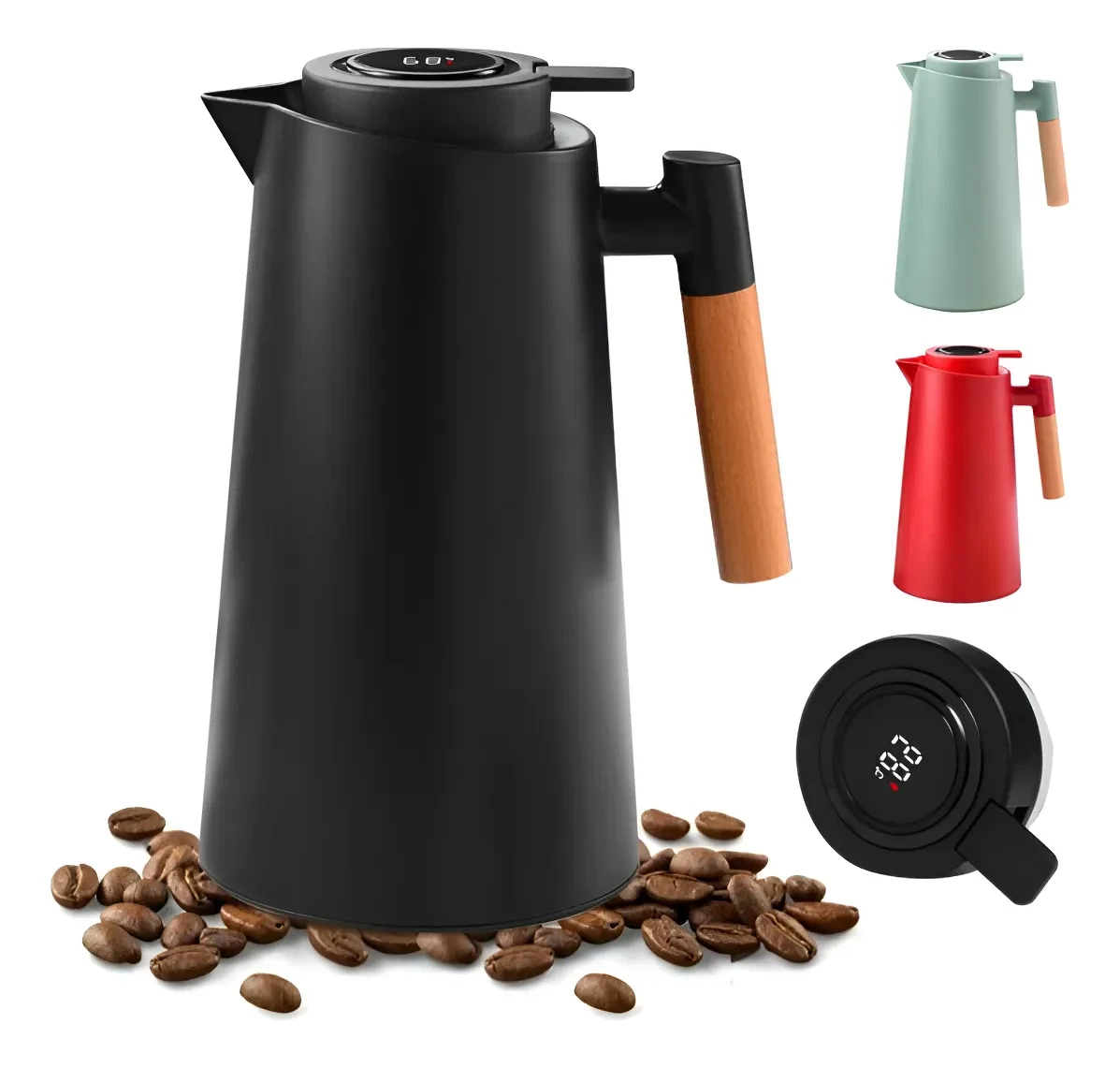 Garrafa Térmica com Termômetro 1 Litro: Melhor Preço e Frete Grátis! Garrafa Térmica com Termômetro - Garrafa Térmica com Termômetro - Genérica