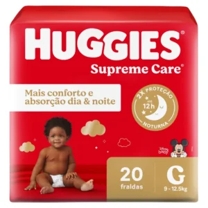 fralda Huggies G - Fralda Huggies Supreme Care G 20un