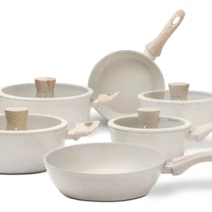 Jogo De Panelas Antiaderente 6pç Sirius Vanilla Brinox