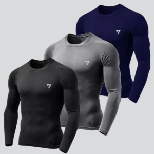 Camiseta Térmica Masculina - Kit 3 Camisetas Térmicas Masculina Seven