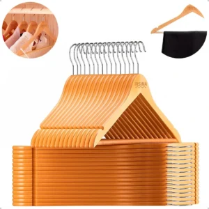 cabide de madeira - Kit 30 Cabides de Madeira IRSINA