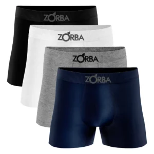 cueca boxer zorba - Kit cueca algodão boxer masculina Zorba