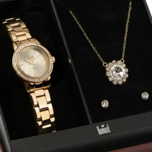 Relógio Dumont Feminino - Kit Relógio Feminino Dumont Du2035moi/k4x