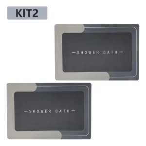 tapete para banheiro - Kit2 Tapetes Para Banheiro Tapete Mágico