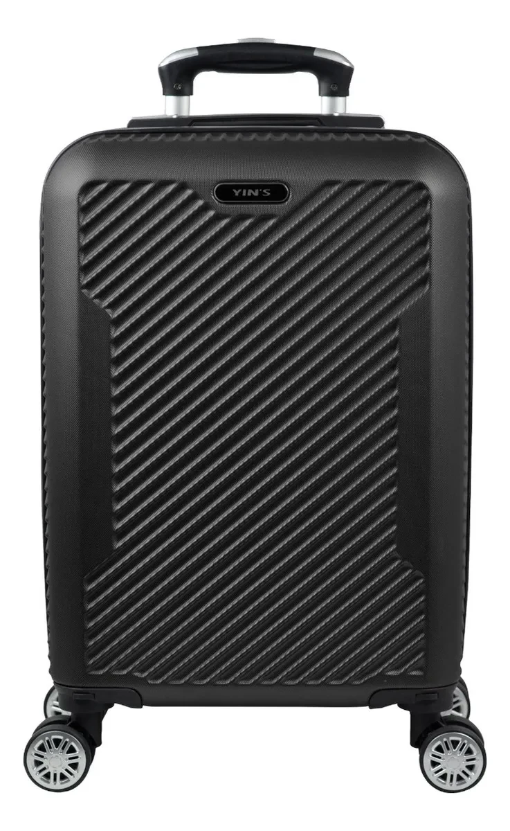 Mala De Viagem Bordo 10 Kilos Yin's Yins Preto Premium Original Mala de Viagem Bordo 10 Kilos - Mala De Viagem Bordo 10 Kilos