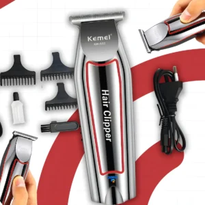 máquina de acabamento kemei 032 - Maquina Acabamento Cortar Cabelo Barba E