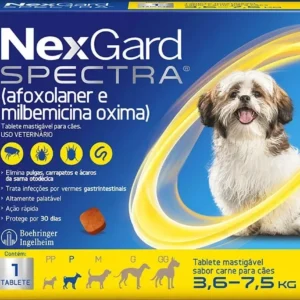 NexGard Spectra - NexGard Spectra Antipulgas e Vermífugo Cães