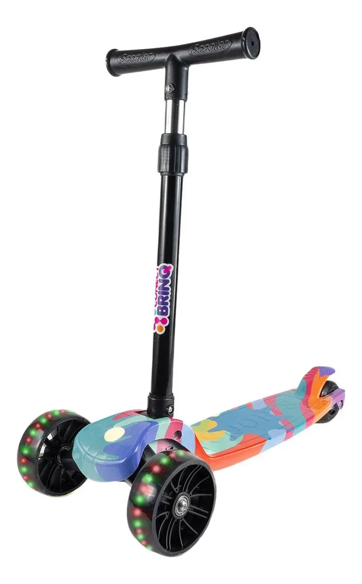 Patinete Infantil com Luzes LED, Frete Grátis e Melhor Preço | Conect Brinq patinete infantil com led - Patinete Infantil Com Led Conect Brinq