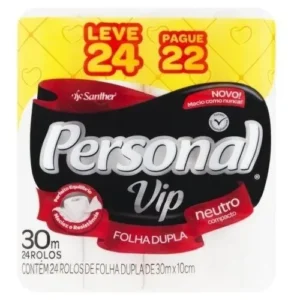 papel higiênico Personal Vip - Papel Higiênico Personal Vip Folha Dupla