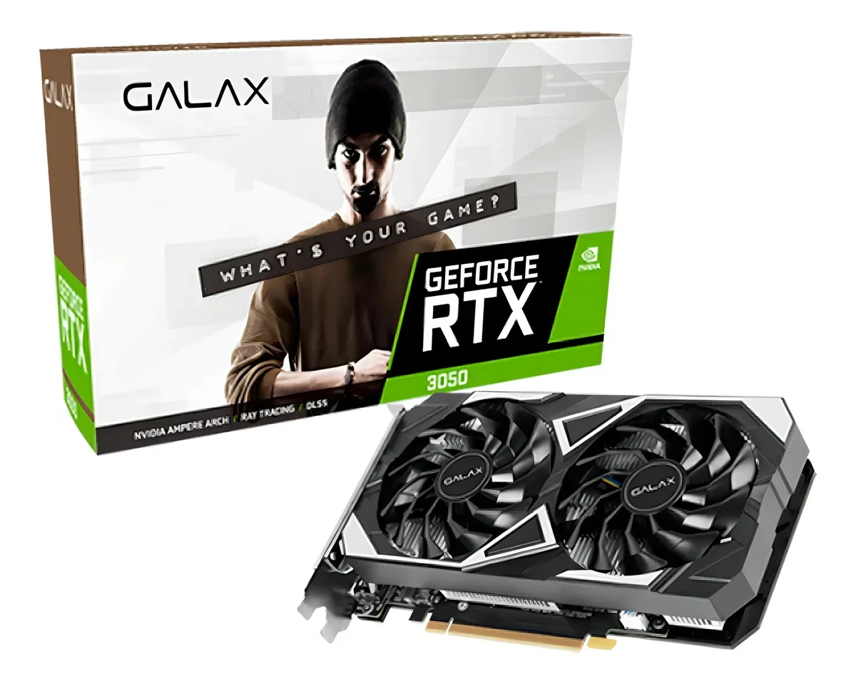 RTX 3050 6GB Galax GeForce: Desconto na Melhor Placa de Vídeo Gamer! RTX 3050 6GB - Placa De Vídeo Galax Geforce RTX