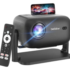 Projetor Bettdow AC1060 1080p 400 ANSI Lumens com Netflix e Android 13