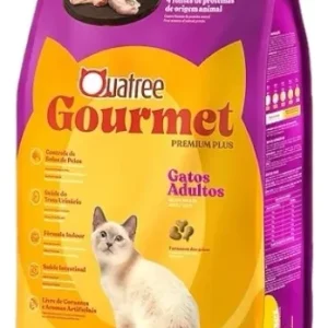 ração gatos quatree - Ração Gatos Adultos Quatree Gourmet Mix