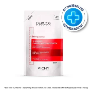 Shampoo Antiqueda Vichy - Refil Shampoo Energizante Antiqueda Vichy Dercos