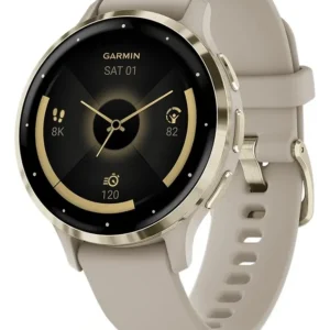 Garmin Venu 3S - Relógio Garmin Venu 3S 41mm Bege