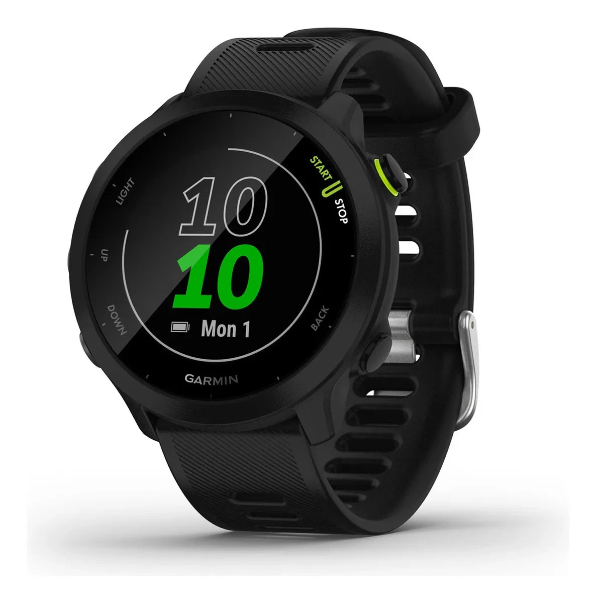 Garmin Forerunner 55: Relógio com GPS e Monitor Cardíaco Original Garmin Forerunner 55 - Relógio Garmin Forerunner 55 Black Mesh