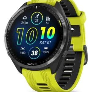 Garmin Forerunner 965 - Relógio Garmin Forerunner 965 Preto/Amarelo 47mm
