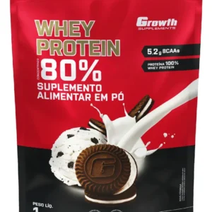 Whey Protein 1kg - Whey Protein Concentrado 1kg Growth Supplements