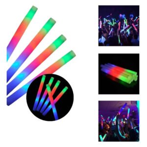 10 Bastão Led Casamento Balada Neon Pisca Sem Personalização